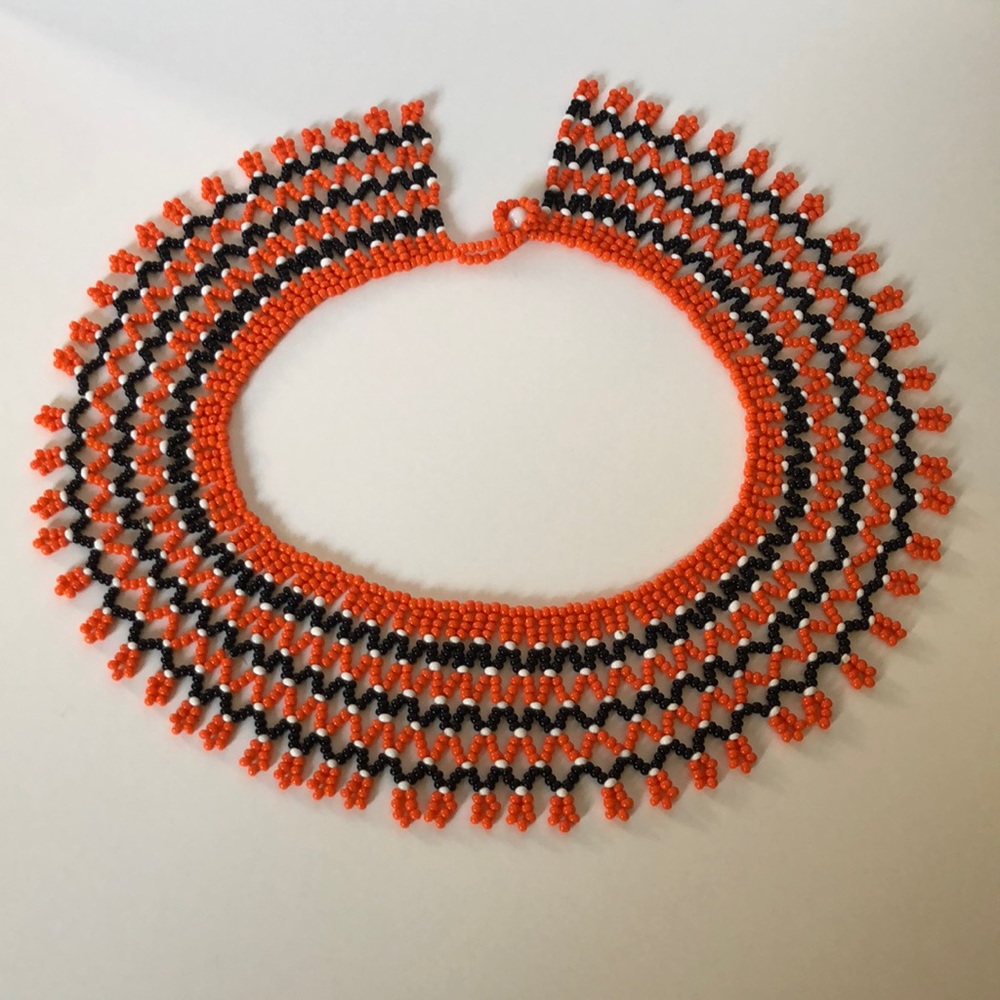 Necklace Jewelry colorful seed bead  for women gift for her.